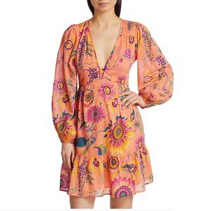 Banjanan Peony Mini Dress in Buttercup 